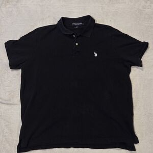 U.S. Polo Assn. Men's Black Polo Shirt